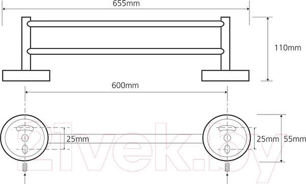 Изображение товара Держатель для полотенца Bemeta 104104052