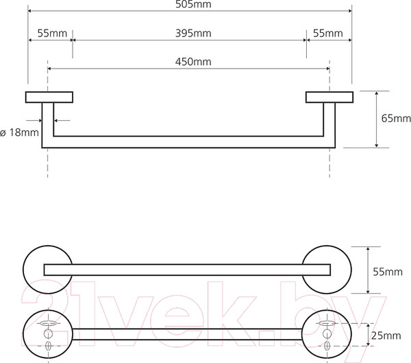 Изображение товара Держатель для полотенца Bemeta 104204022