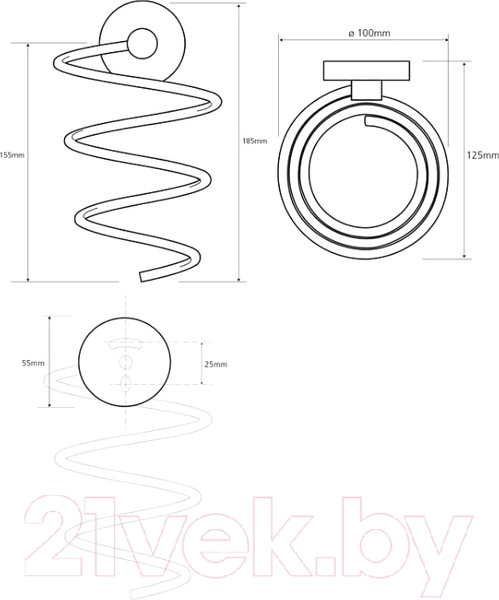 Изображение товара Держатель для фена Bemeta Omega 104117022