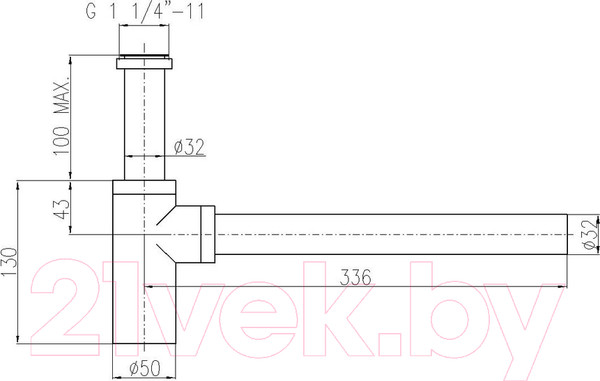 Изображение товара Сифон Slezak RAV MD0232