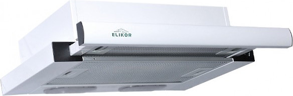 Изображение товара Вытяжка телескопическая Elikor Интегра 60П-400-В2Л / 840854 (белый)