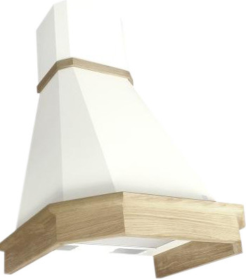 Изображение товара Вытяжка купольная Elikor Камин Грань 90П-650-П3Л / 840772 (бежевый/дуб неокрашенный)