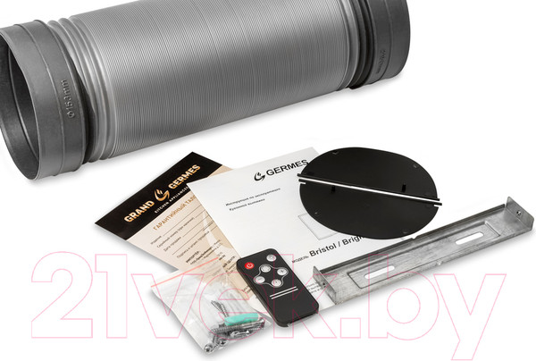 Изображение товара Вытяжка наклонная Germes Bristol (60, белый)