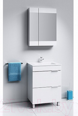 Изображение товара Тумба с умывальником Aqwella Бриг 60 / Br.01.06/2/W