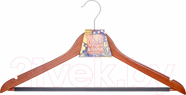 Изображение товара Деревянная вешалка-плечики Podari JHO 3011 (орех)