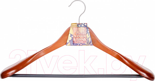 Изображение товара Деревянная вешалка-плечики Podari JHO 9708 (орех)