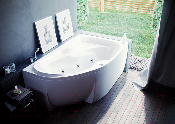 Изображение товара Ванна акриловая Aquatek Вега 170x105 R (c экраном)