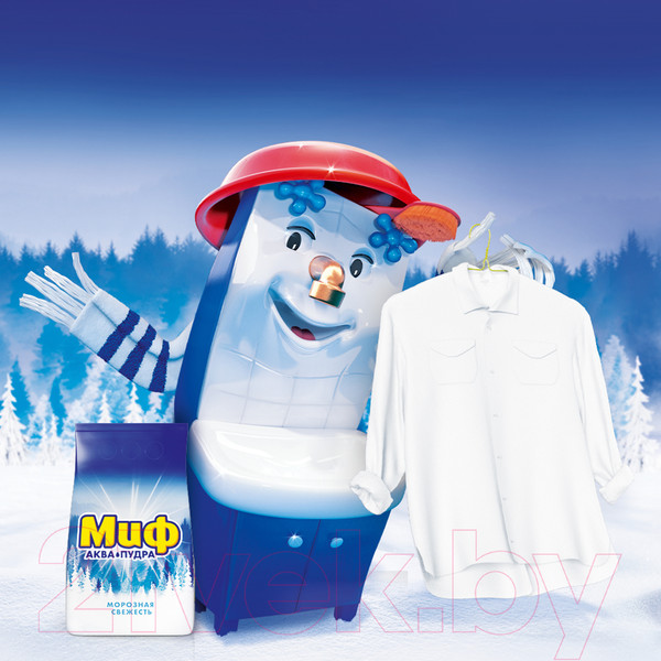 Изображение товара Стиральный порошок Миф Морозная Свежесть (Автомат, 2кг)
