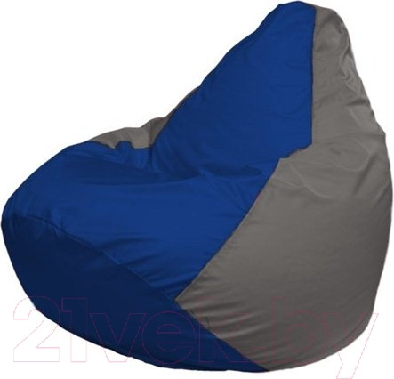 Изображение товара Бескаркасное кресло Flagman Груша Мини L Г0.1-126 (синий/серый)