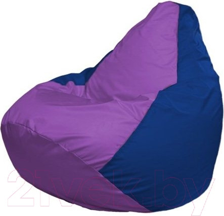 Изображение товара Бескаркасное кресло Flagman Груша Макси XXL Г2.1-105 (сиреневый/синий)