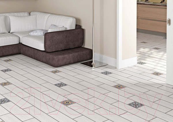 Изображение товара Плитка Beryoza Ceramica Дуб белый (147x594)