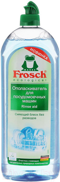 Изображение товара Гель для посудомоечных машин Frosch Ополаскиватель (750мл)