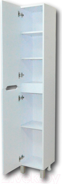 Изображение товара Шкаф-пенал для ванной Гамма 50.03 оФ8 (белый, левый)