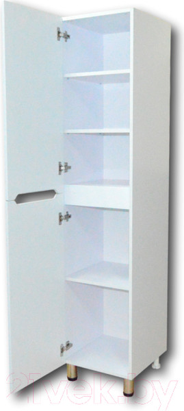 Изображение товара Шкаф-пенал для ванной Гамма 52.30 ОФ8 (белый, левый)