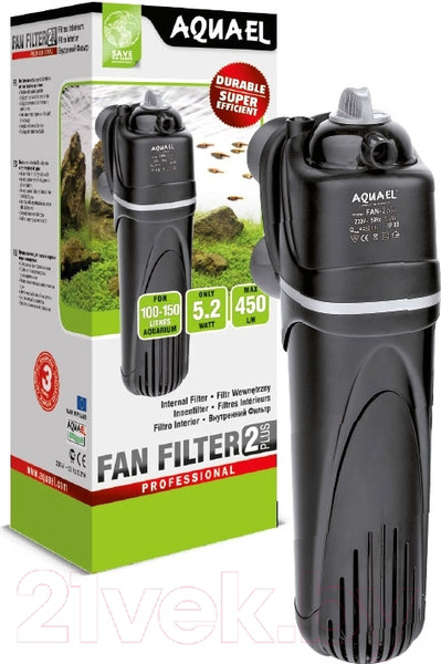 Изображение товара Фильтр для аквариума Aquael Fan 2 Plus EU / 102369
