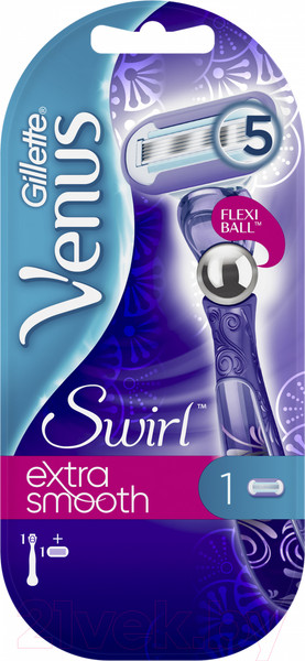 Изображение товара Бритвенный станок Gillette Venus Swirl (+ 1 кассета)