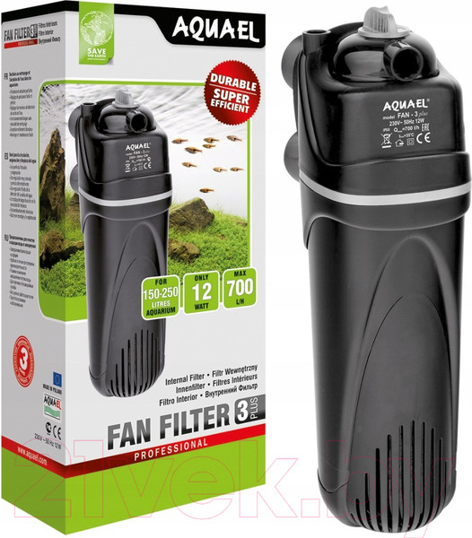 Изображение товара Фильтр для аквариума Aquael Fan 3 Plus EU / 102370