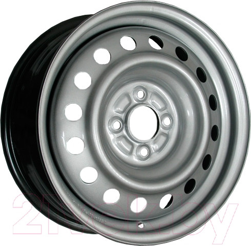 Изображение товара Штампованный диск Eurodisk 64A45Z 15x6.0" 4x100мм DIA 56.6мм ET 45мм S