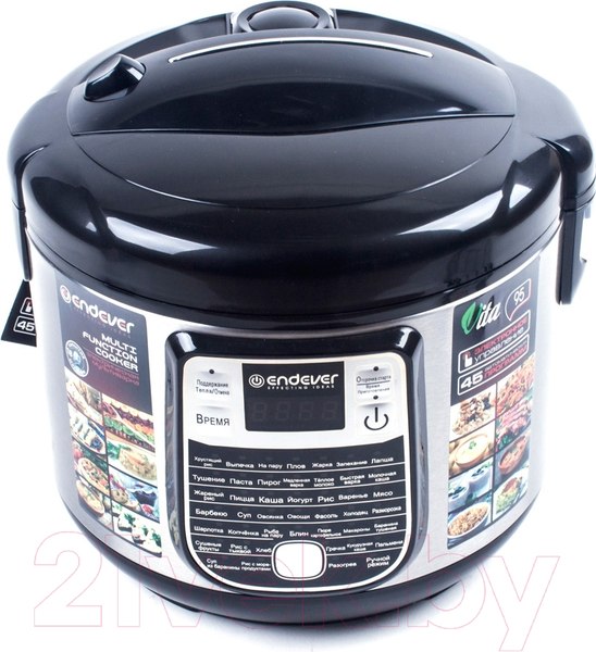 Изображение товара Мультиварка Endever Vita-95 (черный/сталь)