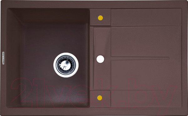 Изображение товара Мойка кухонная Zigmund & Shtain Rechteck 780 (швейцарский шоколад)