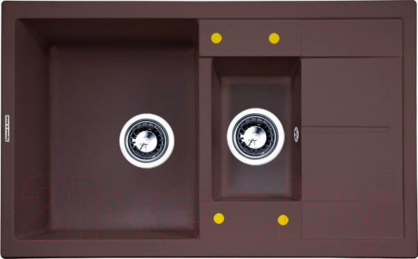 Изображение товара Мойка кухонная Zigmund & Shtain Rechteck 780.2 (швейцарский шоколад)