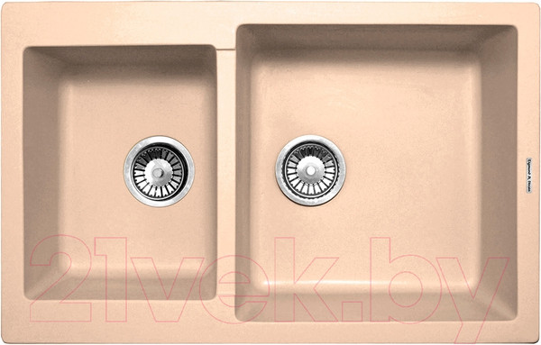 Изображение товара Мойка кухонная Zigmund & Shtain Rechteck 400.275 (топленое молоко)