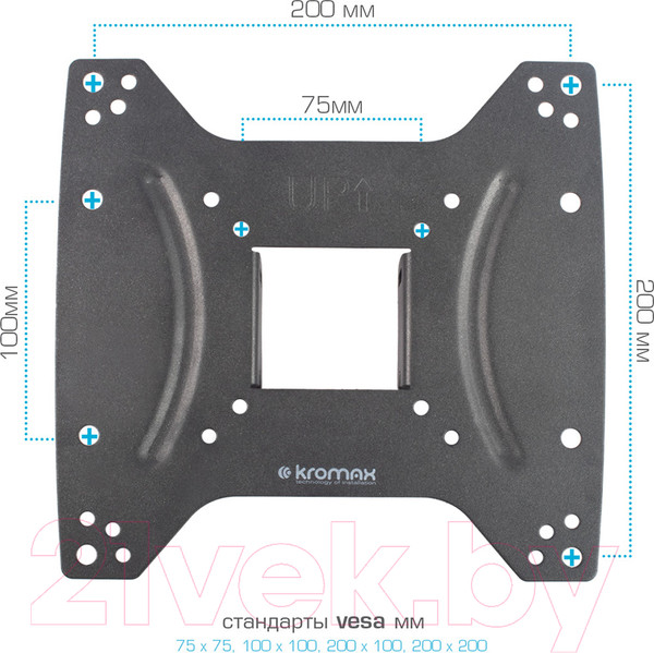 Изображение товара Кронштейн для телевизора Kromax Optima-203 (черный)