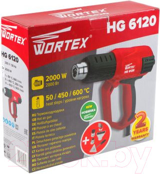 Изображение товара Строительный фен Wortex HG 6120 (HG6120TK0811)
