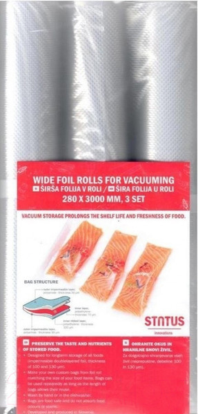 Изображение товара Набор вакуумных рулонов Status VB 28x300-3