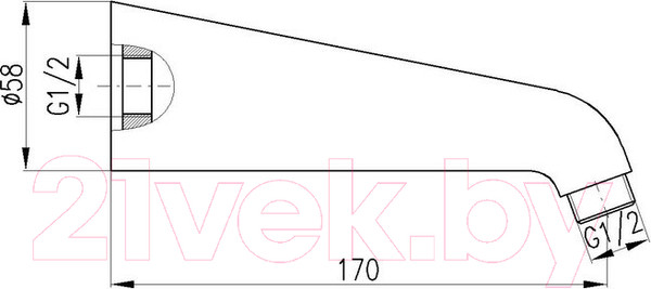 Изображение товара Душевой кронштейн Slezak RAV MD0033