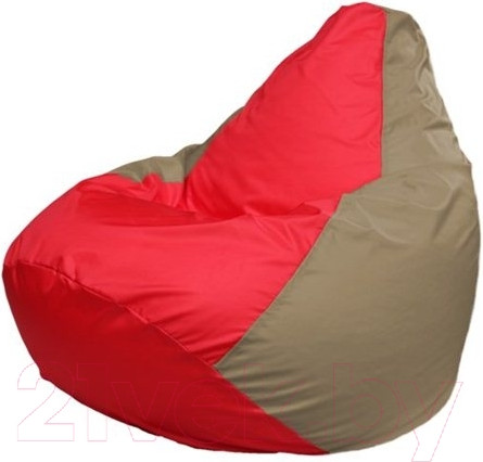 Изображение товара Бескаркасное кресло Flagman Груша Мини L Г0.1-171 (красный/темно-бежевый)