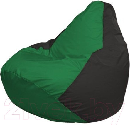 Изображение товара Бескаркасное кресло Flagman Груша Мини L Г0.1-235 (зеленый/черный)