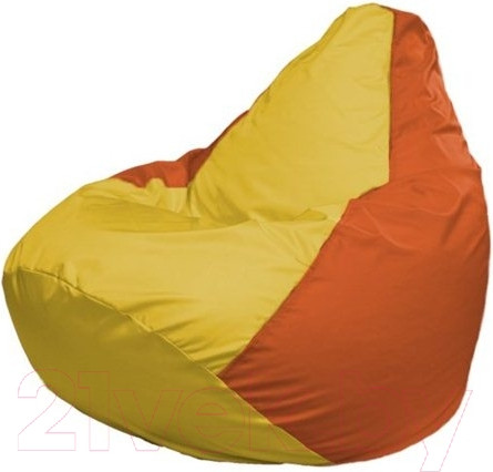 Изображение товара Бескаркасное кресло Flagman Груша Мини L Г0.1-258 (желтый/оранжевый)
