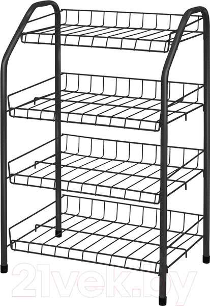 Изображение товара Полка для обуви Ника ЭТ2 (черный)
