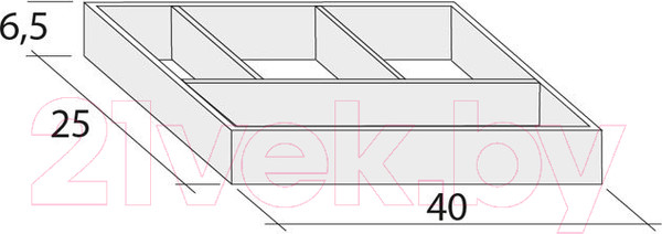 Изображение товара Органайзер для мебели в ванную Riho F94014025