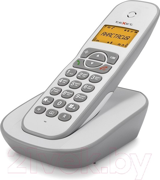 Изображение товара Беспроводной телефон Texet TX-D4505A (белый/серый)