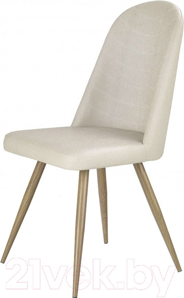 Изображение товара Стул Halmar K214 (темно-кремовый/дуб медовый)
