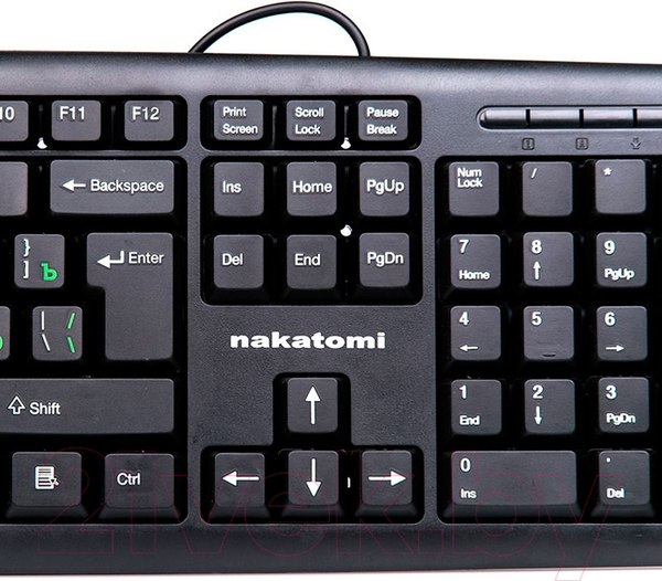 Изображение товара Клавиатура Nakatomi KN-02U (черный)