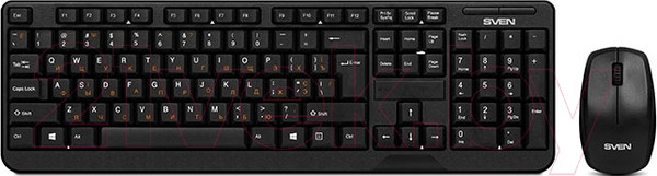 Изображение товара Комплект клавиатура и мышь Sven Comfort 3300 Wireless
