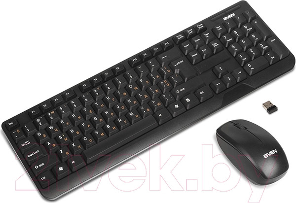 Изображение товара Комплект клавиатура и мышь Sven Comfort 3300 Wireless