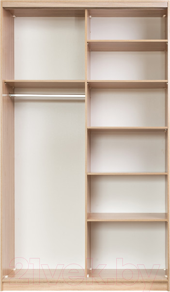 Изображение товара Шкаф-купе Евва 16 SSG.01 / АЭП ШК.3 (сонома/венге глянец)