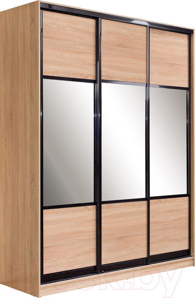 Изображение товара Шкаф-купе Евва 18 SSG.01 / АЭП ШК.3 03 (сонома/венге глянец)