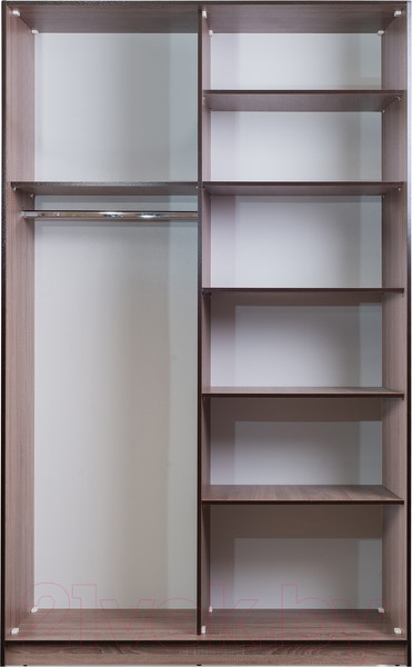 Изображение товара Шкаф-купе Евва 16 TTG.01 / АЭП ШК.2 01 (трюфель/венге глянец)