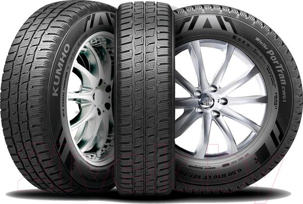 Изображение товара Зимняя легкогрузовая шина Kumho Winter PorTran CW51 225/65R16C 112R