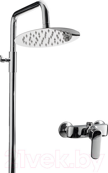 Изображение товара Верхний душ со смесителем Снабстройсервис См-ДшОРНТр-15