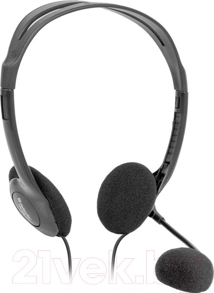 Изображение товара Наушники-гарнитура Defender Aura 102 / 63102 (черный)