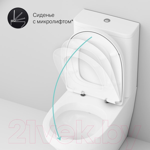 Изображение товара Унитаз напольный AM.PM Inspire C508607WH