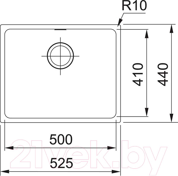 Изображение товара Мойка кухонная Franke SID 110-50 (144.0757.987)