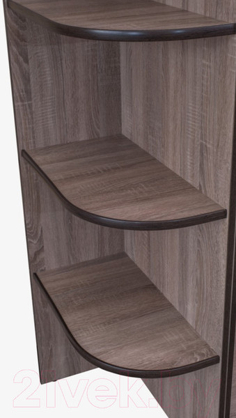 Изображение товара Угловое окончание для шкафа Евва SYT.02 / АЭП СУ.02 (трюфель)