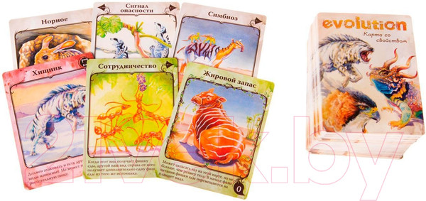 Изображение товара Настольная игра Правильные Игры Эволюция. Естественный отбор / 13-03-01